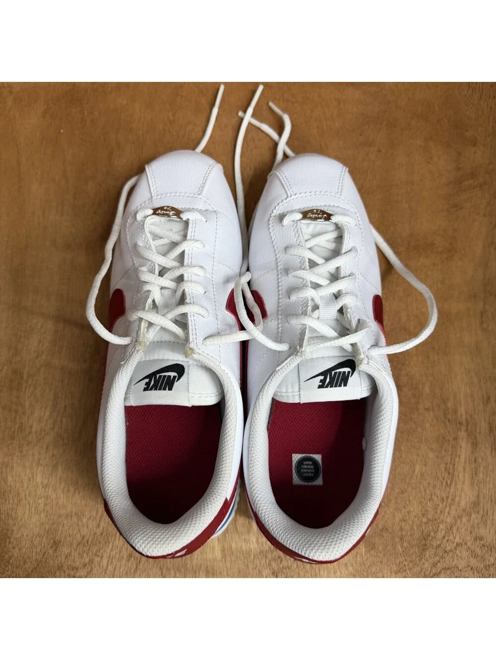 Nike Cortez Basic SL Youth Size 7 Y White Varsity Red Forrest Gump 904764-103